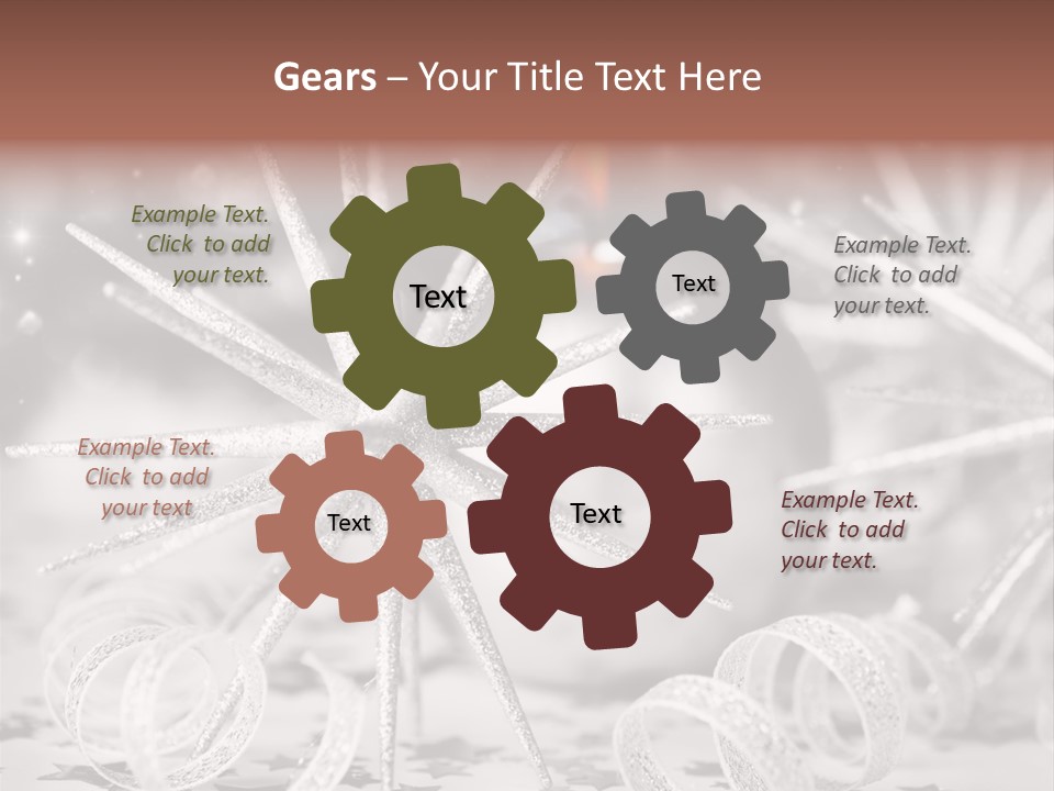 Ornament Holiday Design PowerPoint Template