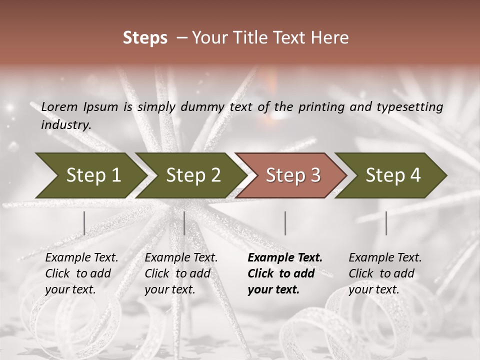 Ornament Holiday Design PowerPoint Template