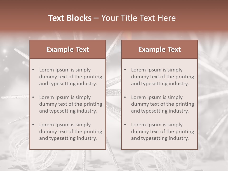Ornament Holiday Design PowerPoint Template