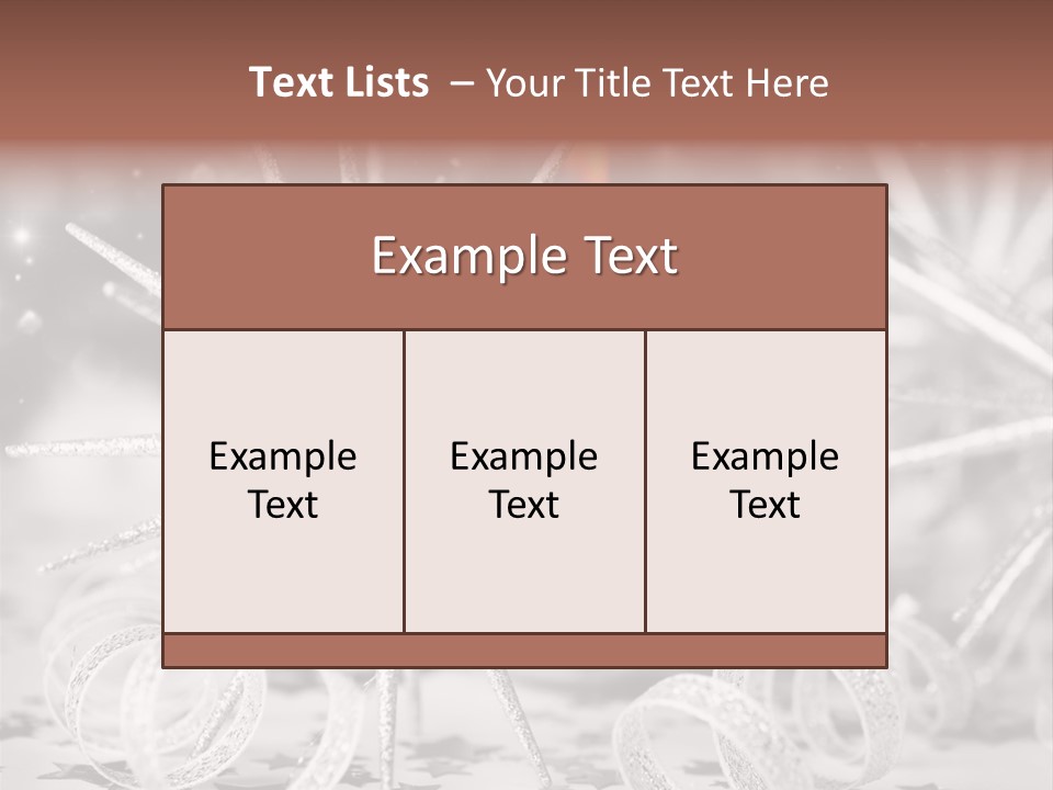 Ornament Holiday Design PowerPoint Template
