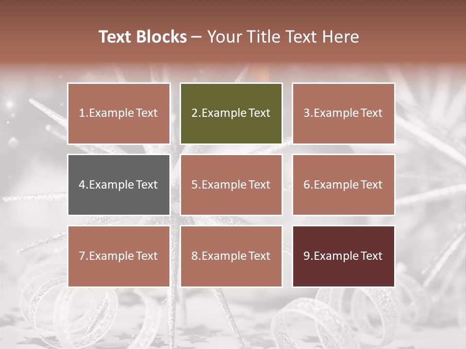 Ornament Holiday Design PowerPoint Template