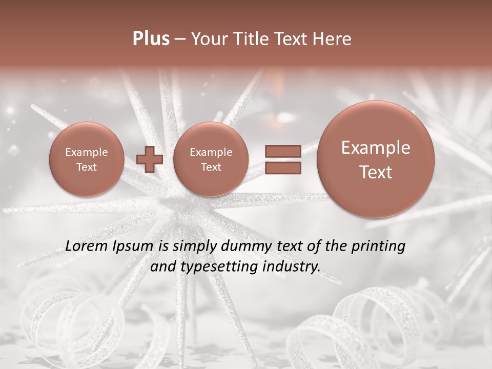 Ornament Holiday Design PowerPoint Template