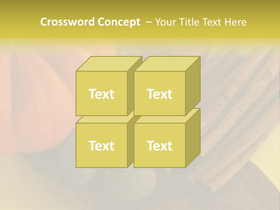 Autumn Cinnamon Autumn Leaf PowerPoint Template