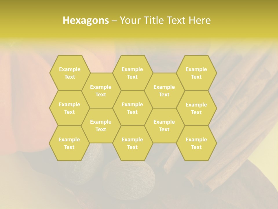 Autumn Cinnamon Autumn Leaf PowerPoint Template