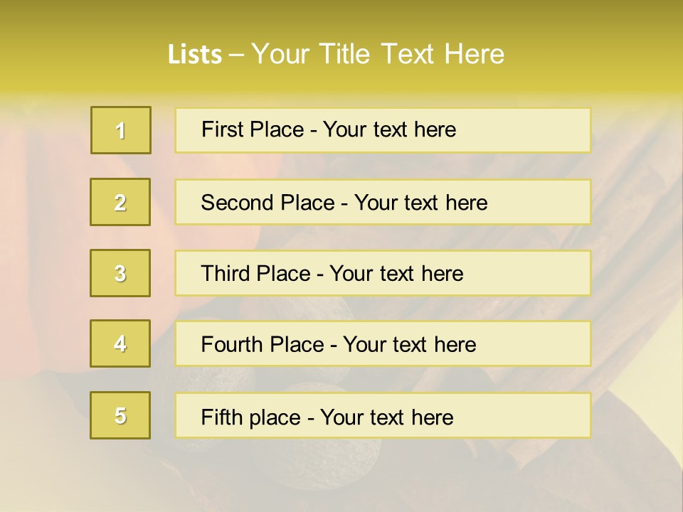 Autumn Cinnamon Autumn Leaf PowerPoint Template
