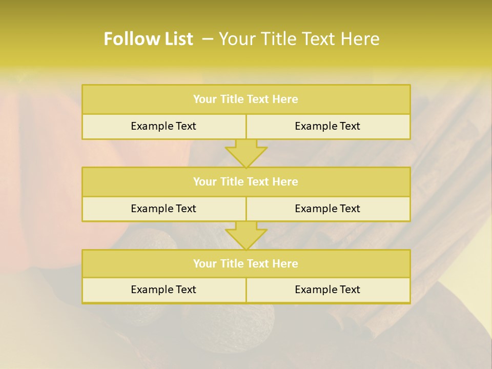 Autumn Cinnamon Autumn Leaf PowerPoint Template