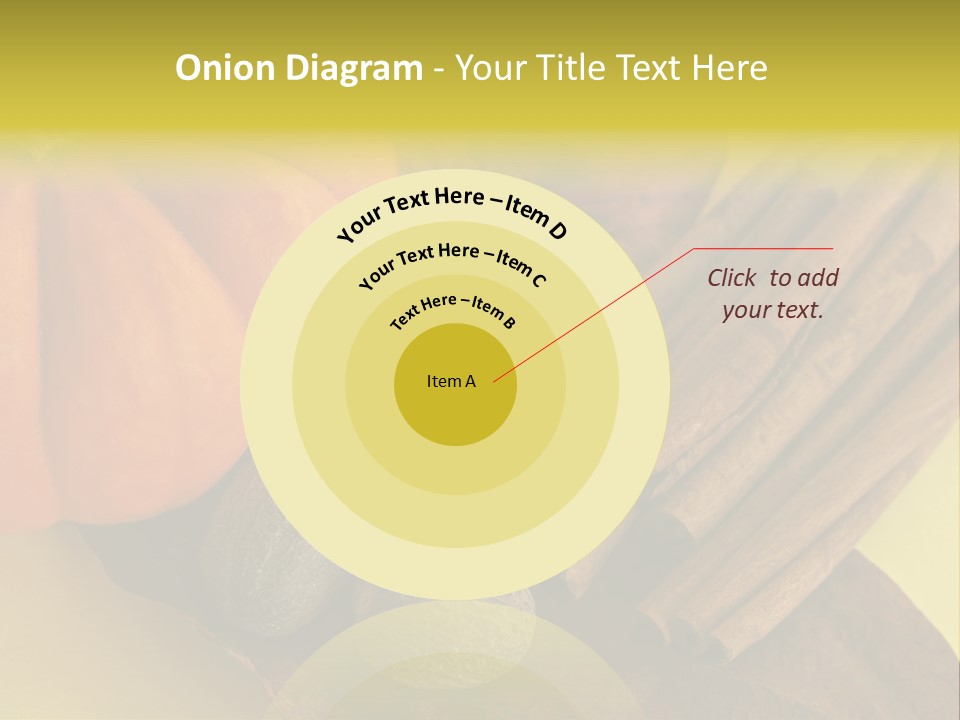 Autumn Cinnamon Autumn Leaf PowerPoint Template