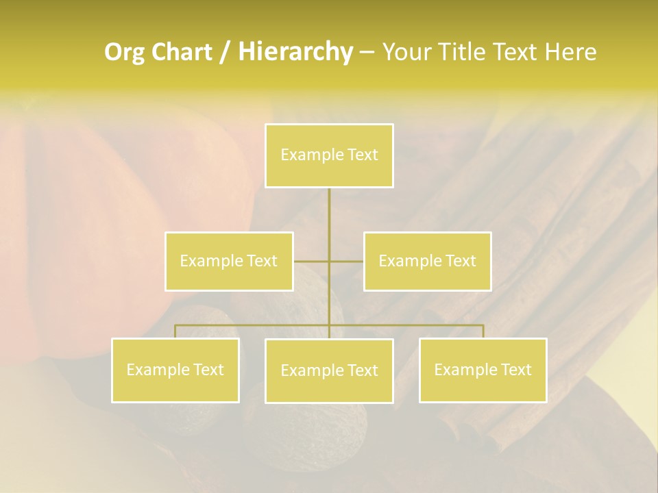 Autumn Cinnamon Autumn Leaf PowerPoint Template