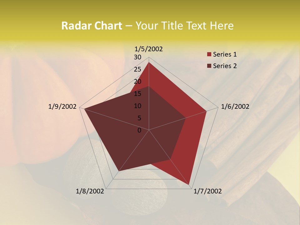 Autumn Cinnamon Autumn Leaf PowerPoint Template
