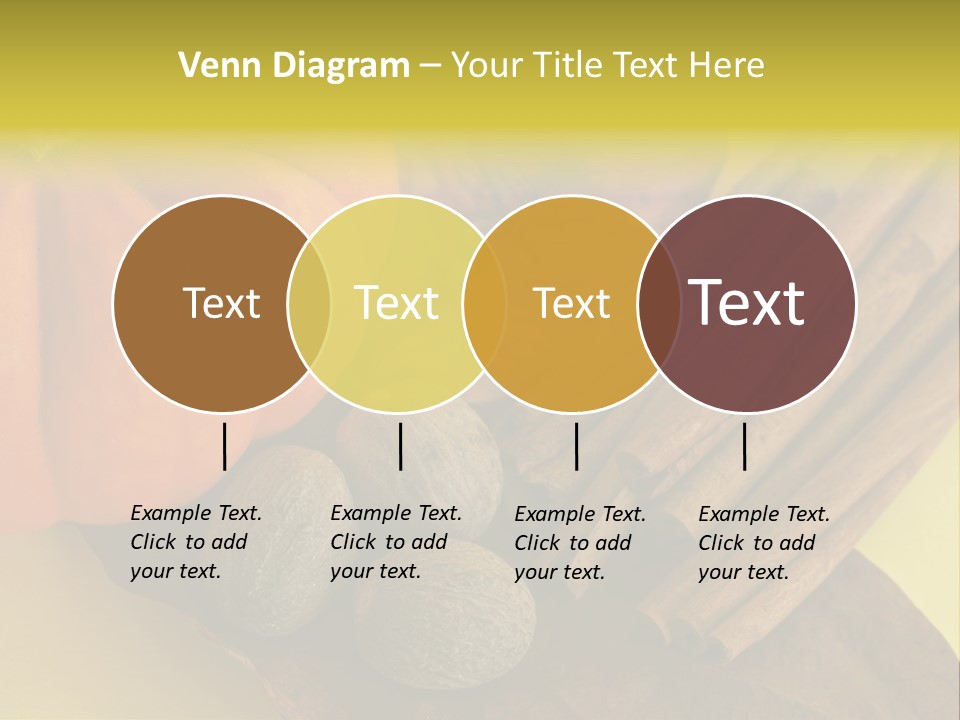 Autumn Cinnamon Autumn Leaf PowerPoint Template
