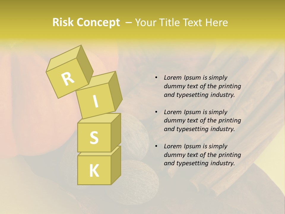 Autumn Cinnamon Autumn Leaf PowerPoint Template