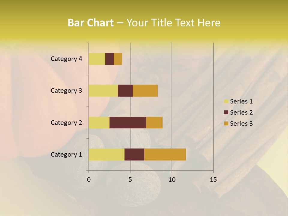 Autumn Cinnamon Autumn Leaf PowerPoint Template