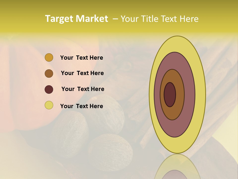 Autumn Cinnamon Autumn Leaf PowerPoint Template