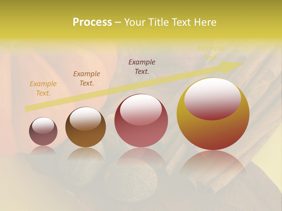 Autumn Cinnamon Autumn Leaf PowerPoint Template