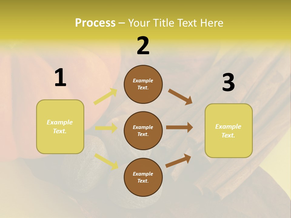 Autumn Cinnamon Autumn Leaf PowerPoint Template