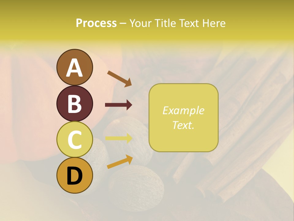 Autumn Cinnamon Autumn Leaf PowerPoint Template