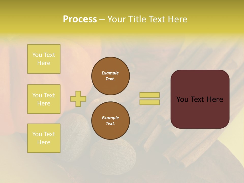 Autumn Cinnamon Autumn Leaf PowerPoint Template