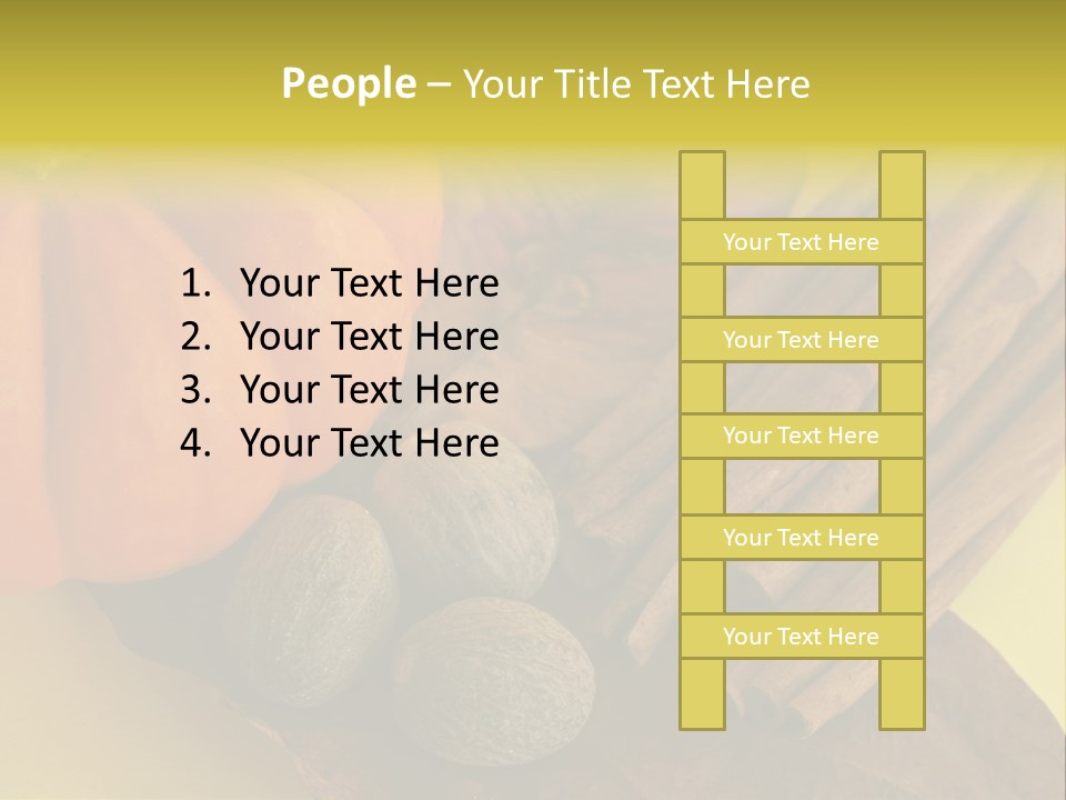 Autumn Cinnamon Autumn Leaf PowerPoint Template