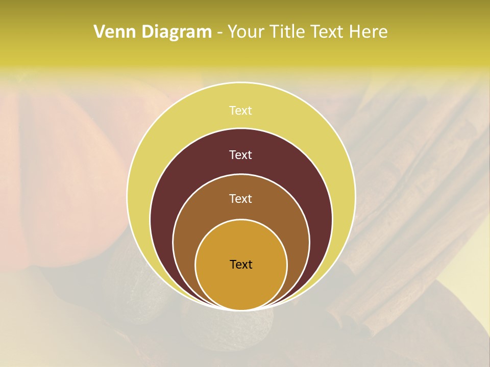 Autumn Cinnamon Autumn Leaf PowerPoint Template