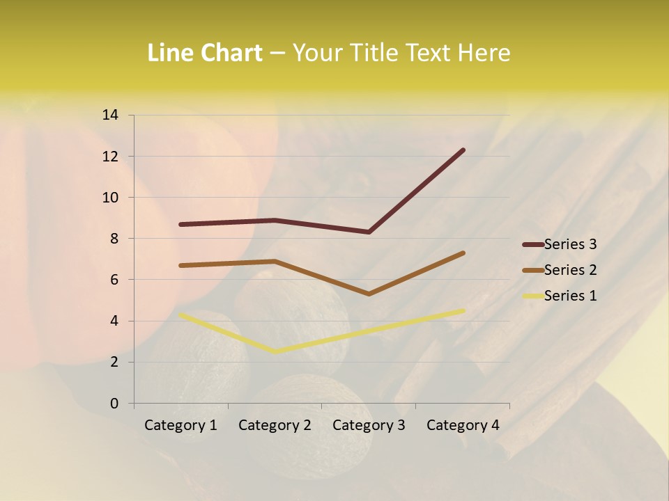 Autumn Cinnamon Autumn Leaf PowerPoint Template