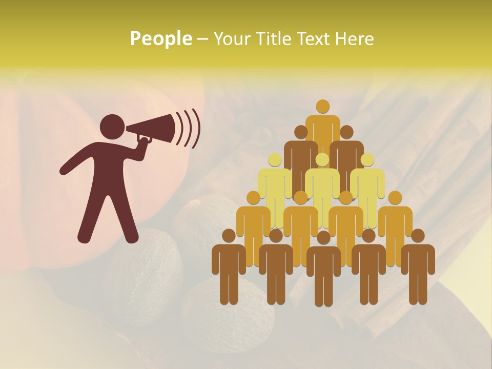 Autumn Cinnamon Autumn Leaf PowerPoint Template