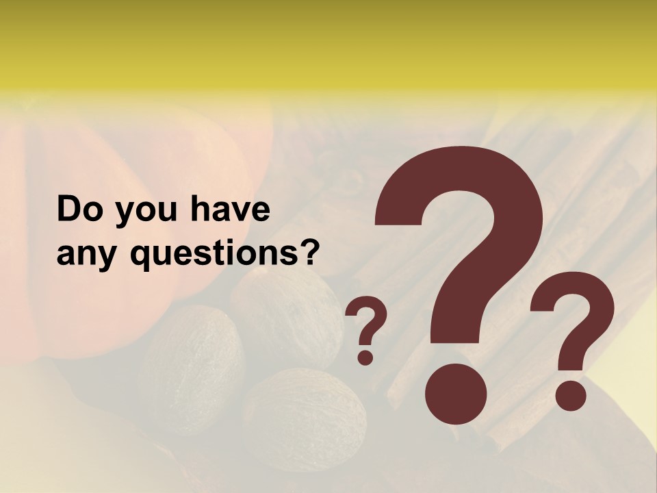 Autumn Cinnamon Autumn Leaf PowerPoint Template