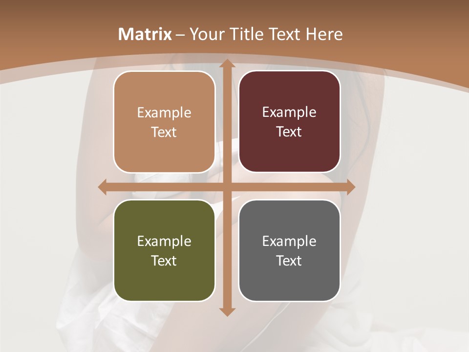 Pose Beauty Young PowerPoint Template