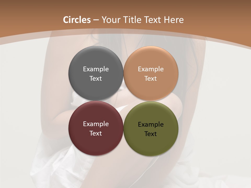 Pose Beauty Young PowerPoint Template