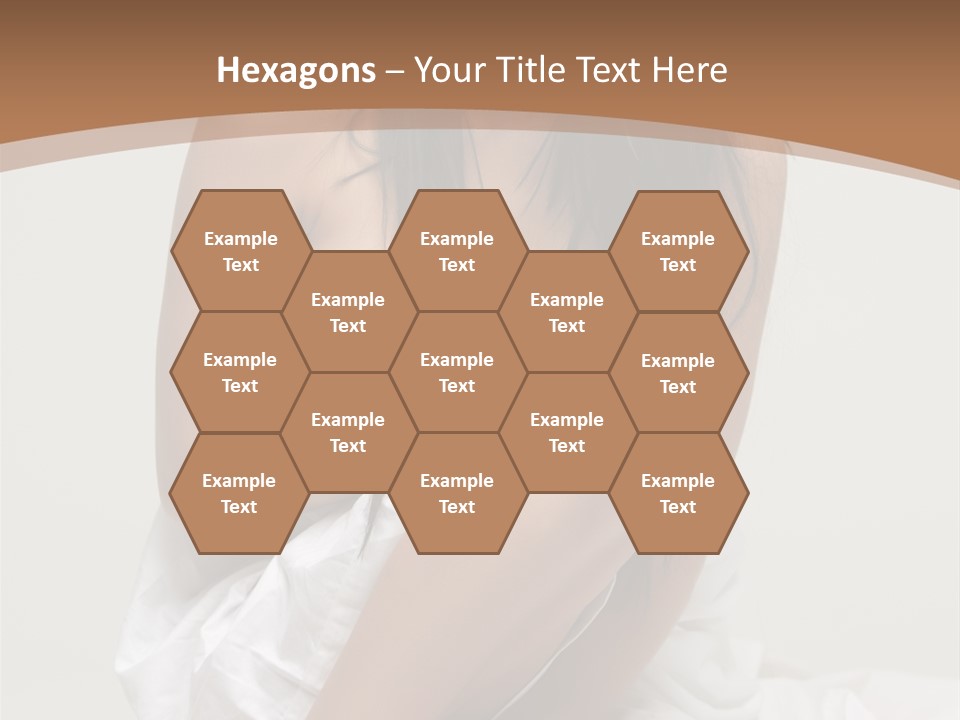 Pose Beauty Young PowerPoint Template