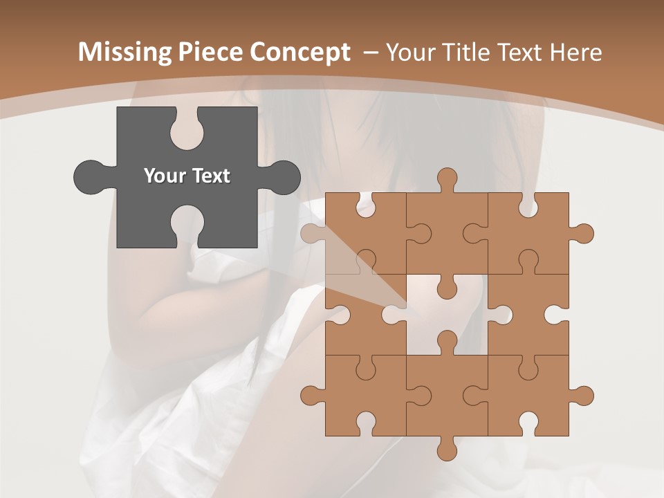 Pose Beauty Young PowerPoint Template