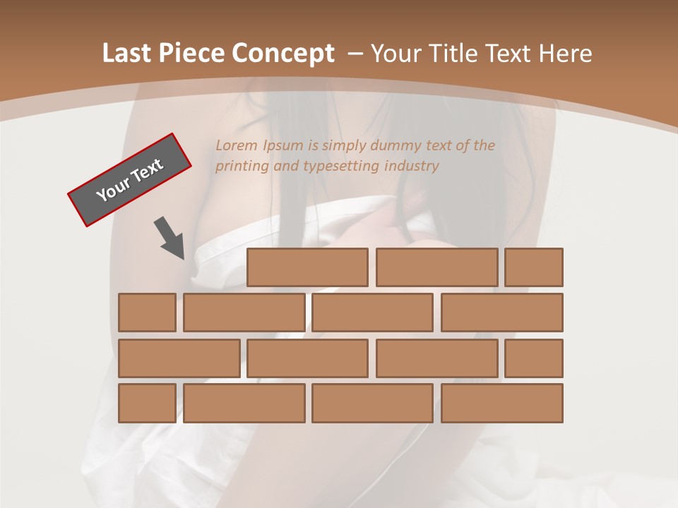 Pose Beauty Young PowerPoint Template