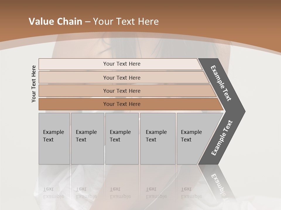Pose Beauty Young PowerPoint Template