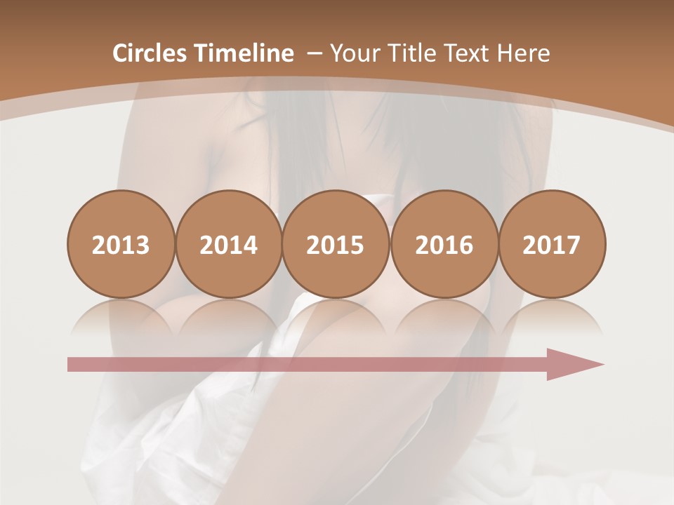 Pose Beauty Young PowerPoint Template