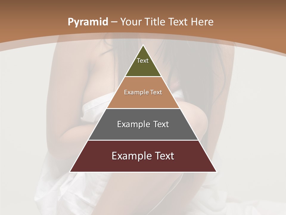 Pose Beauty Young PowerPoint Template