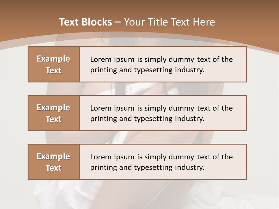 Pose Beauty Young PowerPoint Template