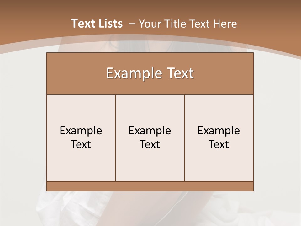 Pose Beauty Young PowerPoint Template