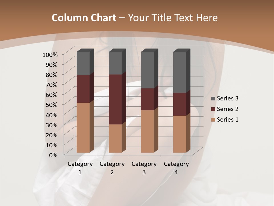 Pose Beauty Young PowerPoint Template