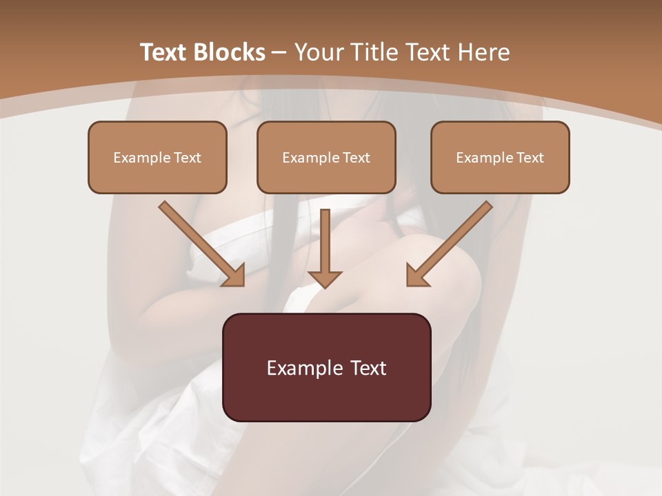 Pose Beauty Young PowerPoint Template