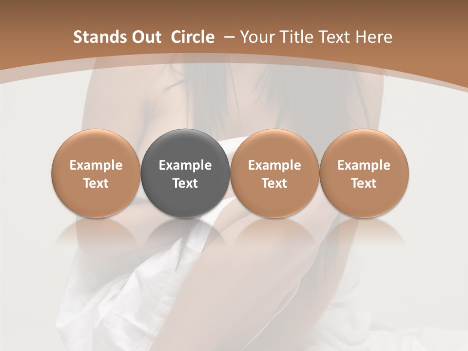 Pose Beauty Young PowerPoint Template