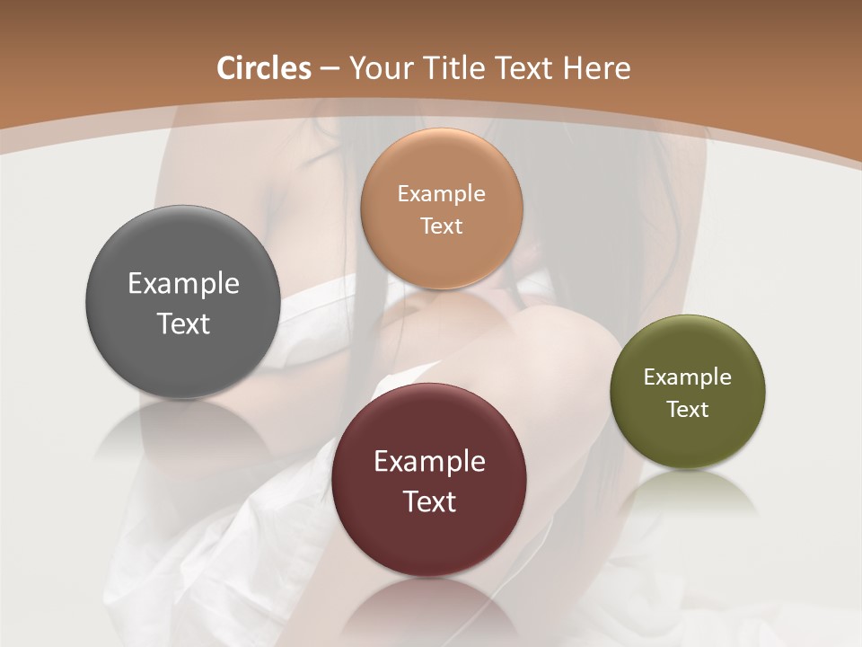 Pose Beauty Young PowerPoint Template