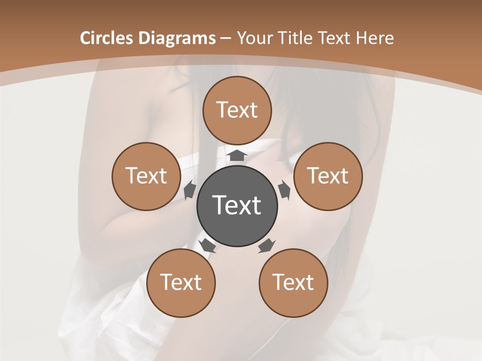 Pose Beauty Young PowerPoint Template