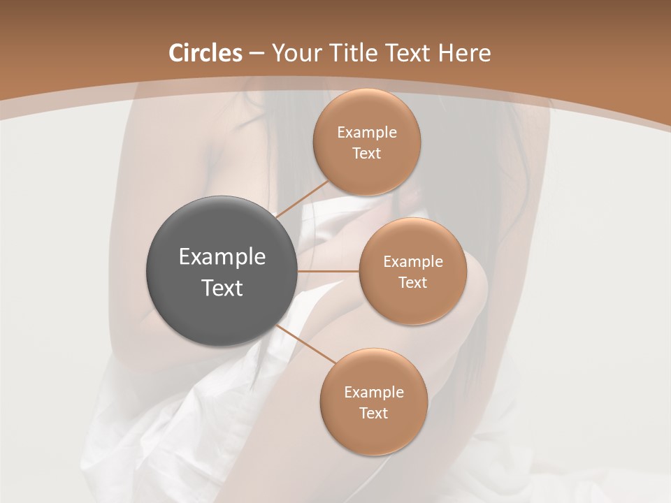 Pose Beauty Young PowerPoint Template