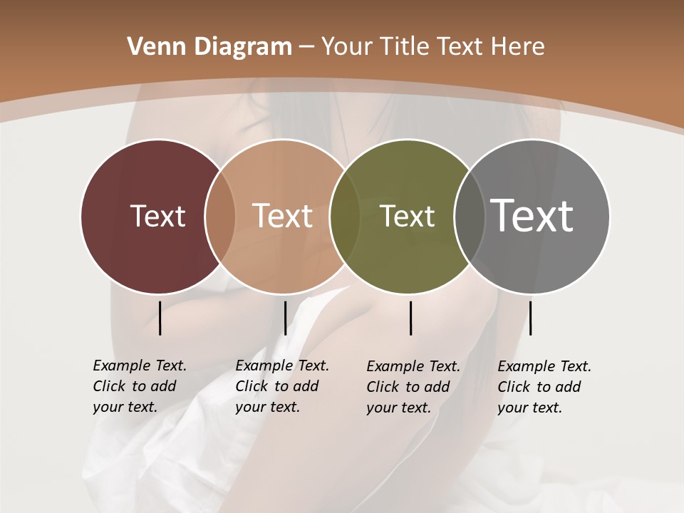 Pose Beauty Young PowerPoint Template