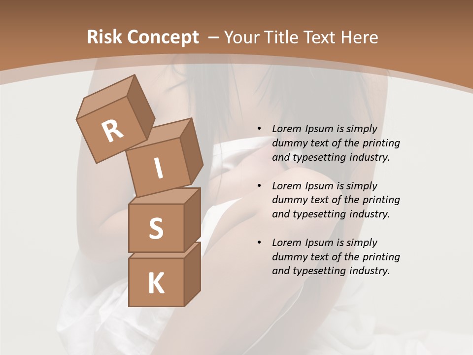 Pose Beauty Young PowerPoint Template