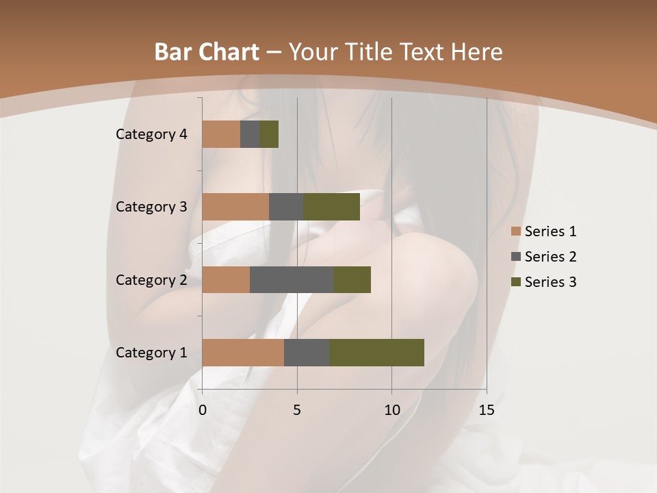 Pose Beauty Young PowerPoint Template