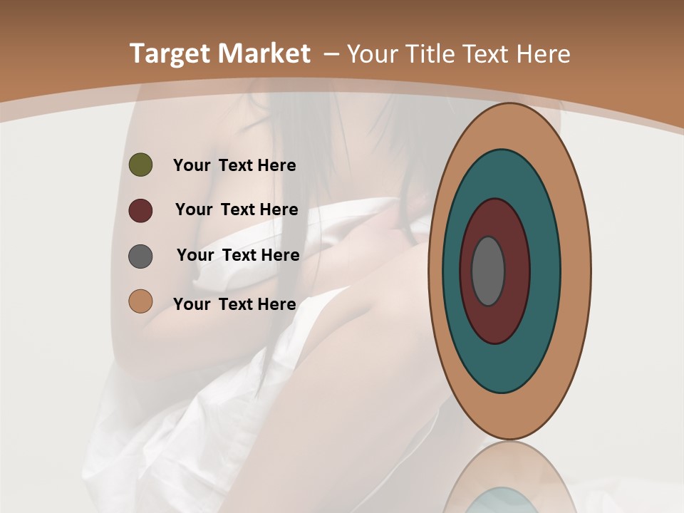 Pose Beauty Young PowerPoint Template