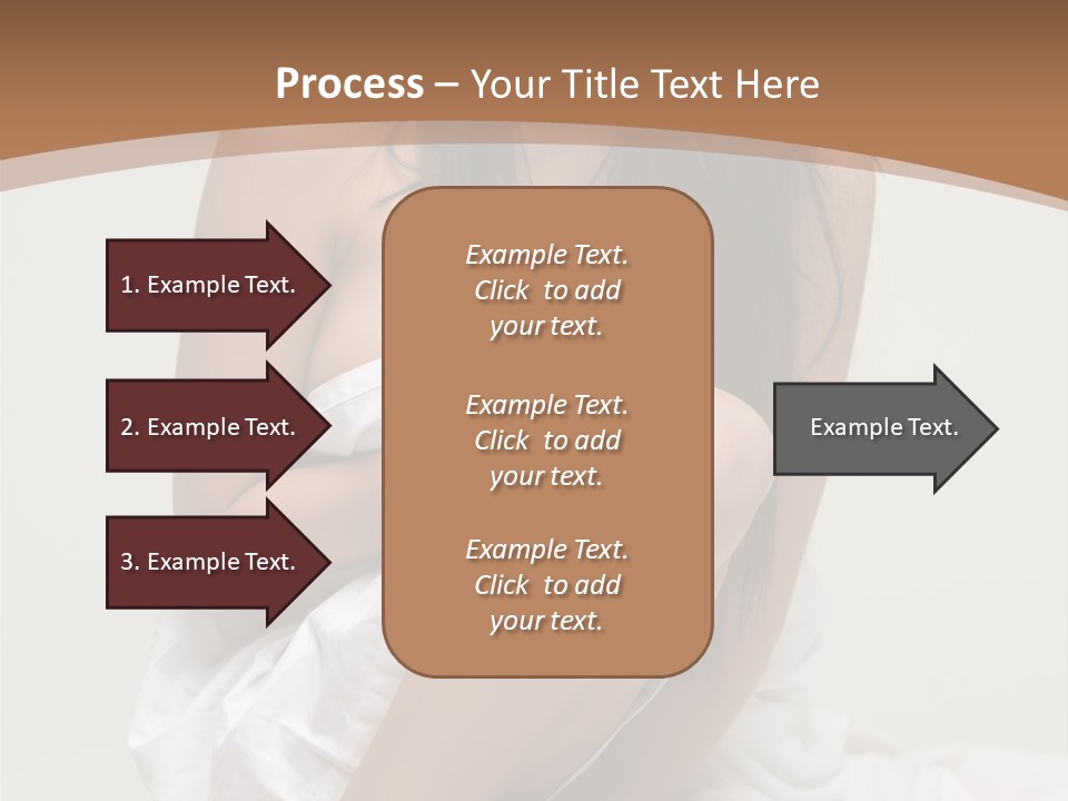 Pose Beauty Young PowerPoint Template