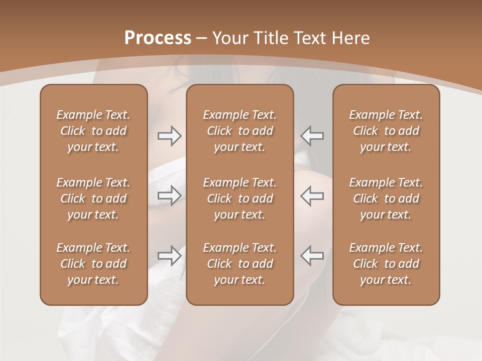 Pose Beauty Young PowerPoint Template