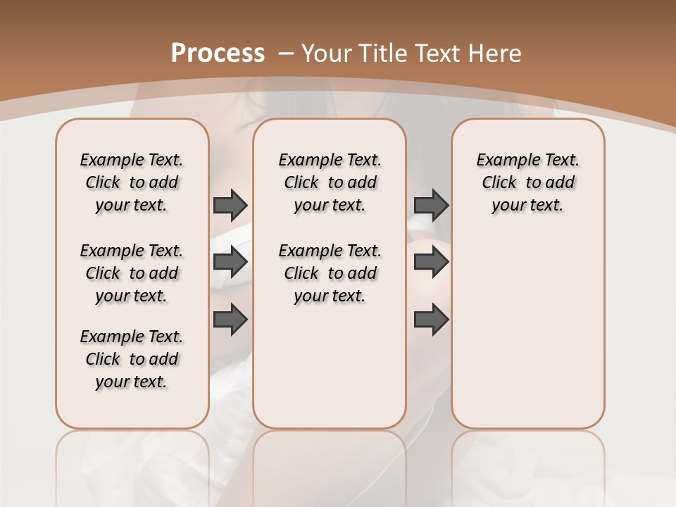 Pose Beauty Young PowerPoint Template