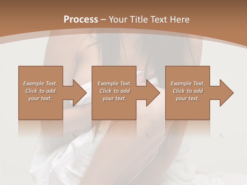 Pose Beauty Young PowerPoint Template